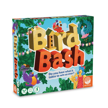 MindWare Bird Bash Family Board Game for 2-4 Players - Easy to Learn and Play in 40 Minutes - Earn Points with Action Cards - Fun Kid Board Games