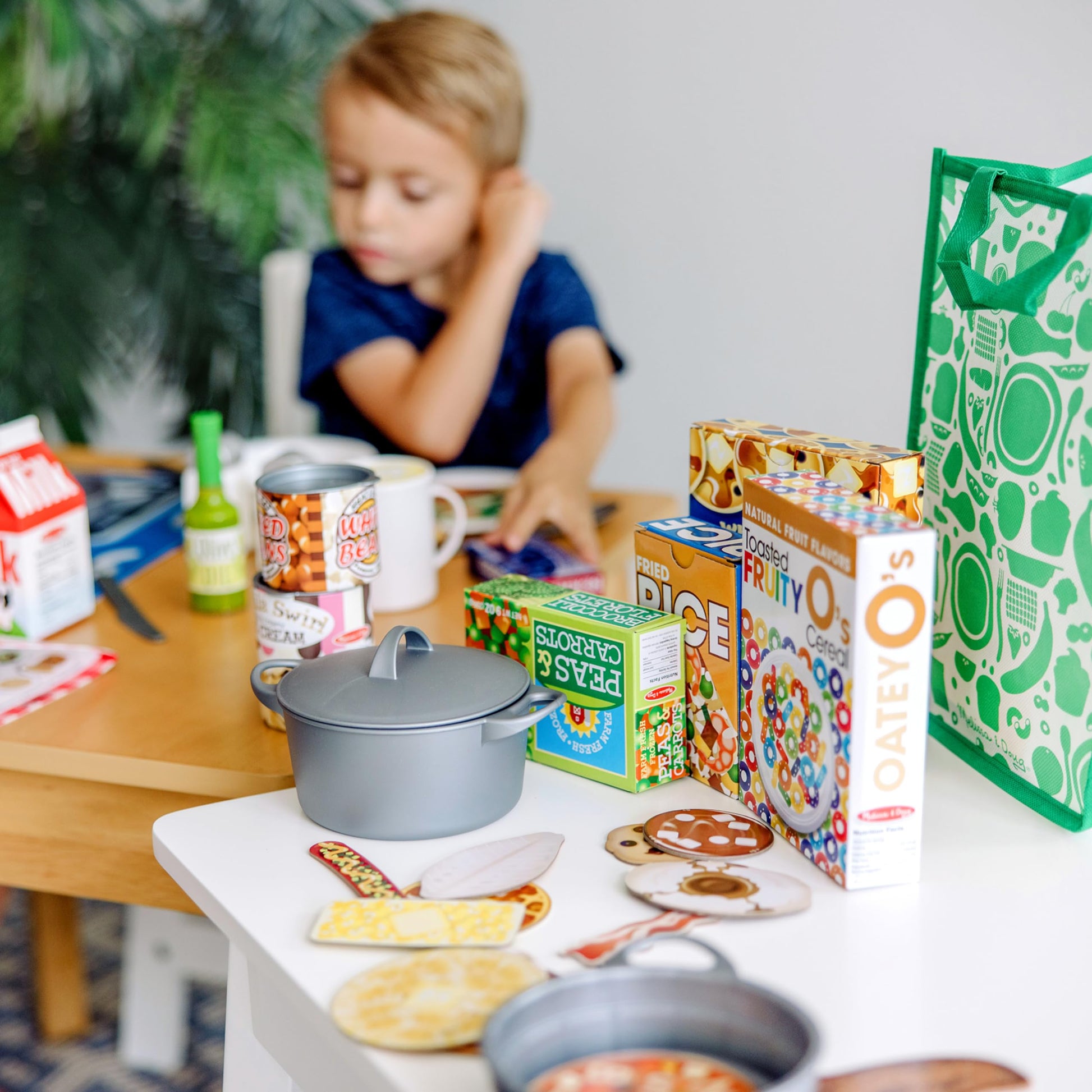 Melissa & Doug Deluxe Kitchen Collection Cooking & Play Food Set - 58 Pieces