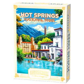 Boardwalk Puzzles Hot Springs National Park, Featherlight Unique Playing Cards, Fun Themed Deck for Home and Travel