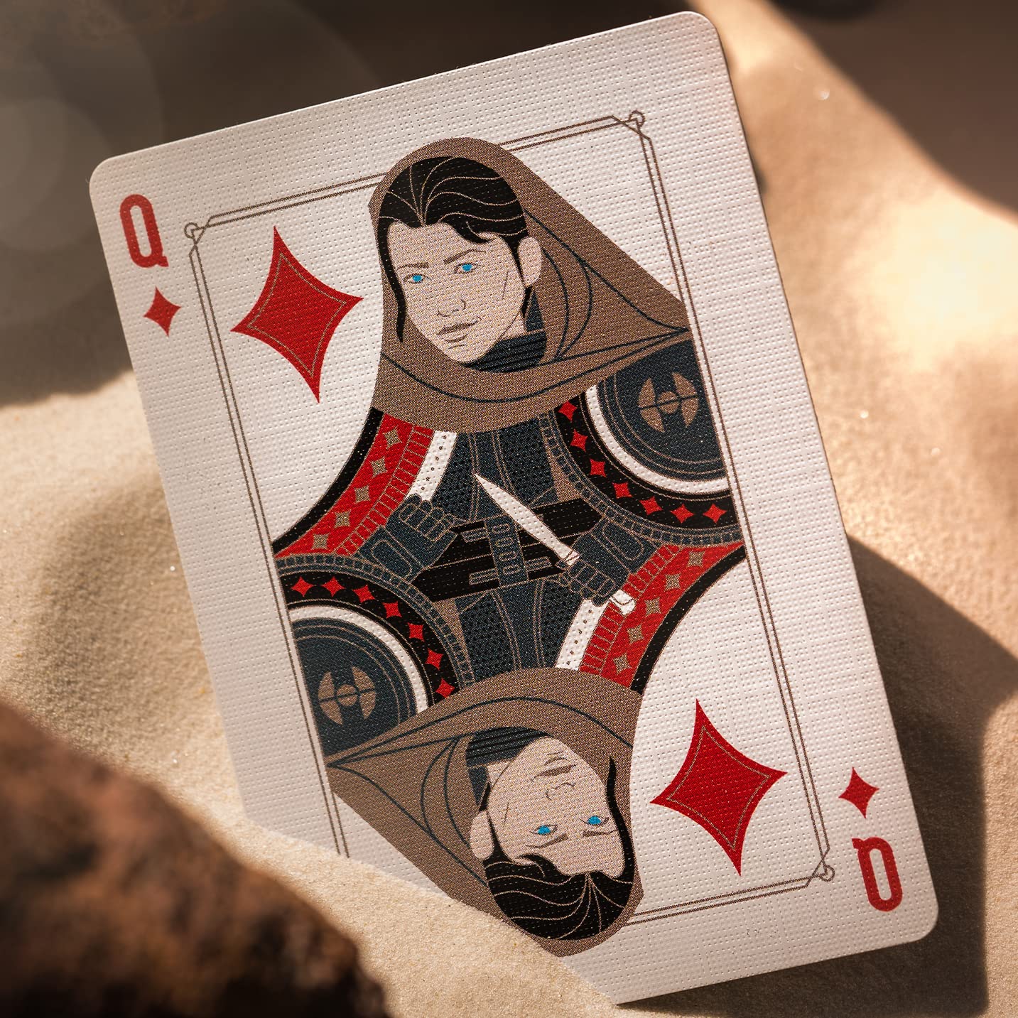 theory11 Dune Playing Cards, Grey/Gold