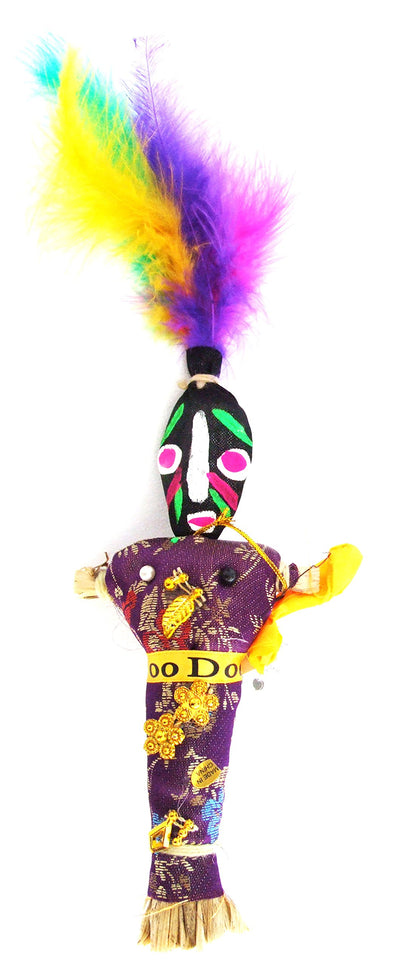Voodoo Doll Purple Health Prosper Revenge Spells Magic New Orleans