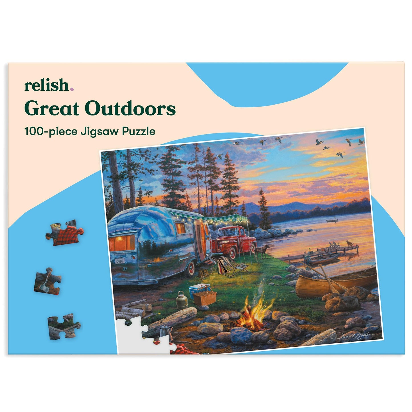Relish - Dementia Jigsaw Puzzle for Adults, 100 Piece Great Outdoors Puzzle - Activities & Gifts for Seniors with Alzheimer's