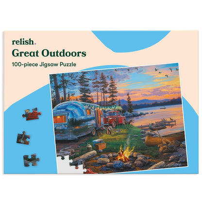 Relish - Dementia Jigsaw Puzzle for Adults, 100 Piece Great Outdoors Puzzle - Activities & Gifts for Seniors with Alzheimer's