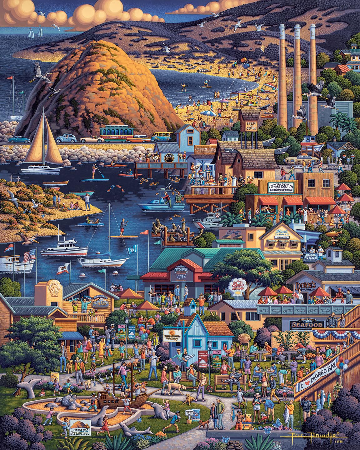 Dowdle Personal Puzzle - Morro Bay - 210 Piece