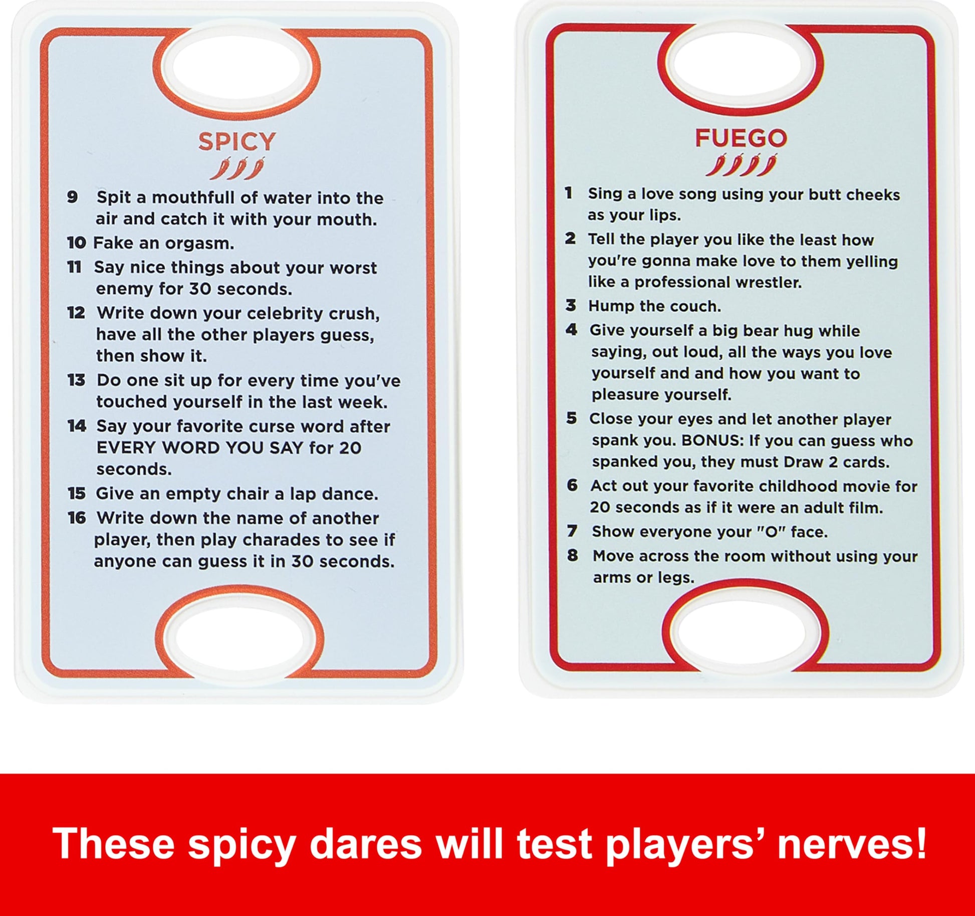 Mattel Games UNO Dare Adults Only Card Game for Game Night, Travel, Camping & Party