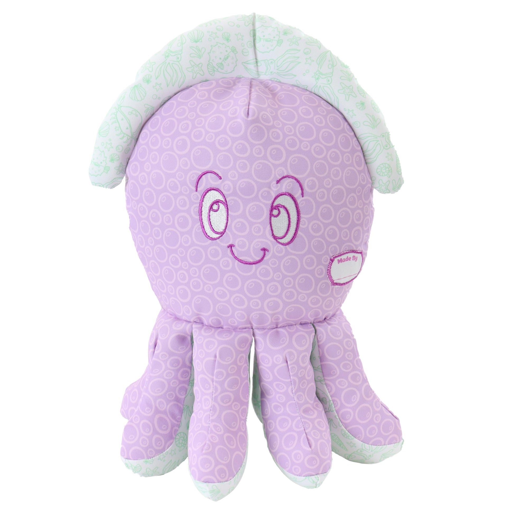 Crayola Color Me Plush, Purple Octopus with 3 Ultra-Clean Washable Markers, Creative Fun for Boys and Girls Ages 3 and Up