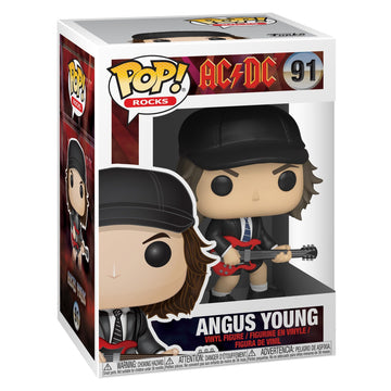 Funko Pop Rocks: AC/DC - Agnus Angus Young - 1/6 Odds for Rare Chase Variant - (Styles May Vary) - Collectable Vinyl Figure - Gift Idea - Official