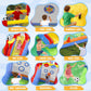 Inflatable Bounce House for Big Kids, 11 in 1 Gameplay Mode Bounce House with Slide, Soccer Bounce House with Water Slide for Backyard, Party