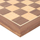WE Games Classic Walnut Wooden Chess Board Only 14.75 inches, Large Chess Board for Adults, Wood Veneer Chessboard, 1.5 inch Squares