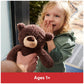 GUND Fuzzy 12-Inch Brown Teddy Bear Plush Toy for Ages 0+