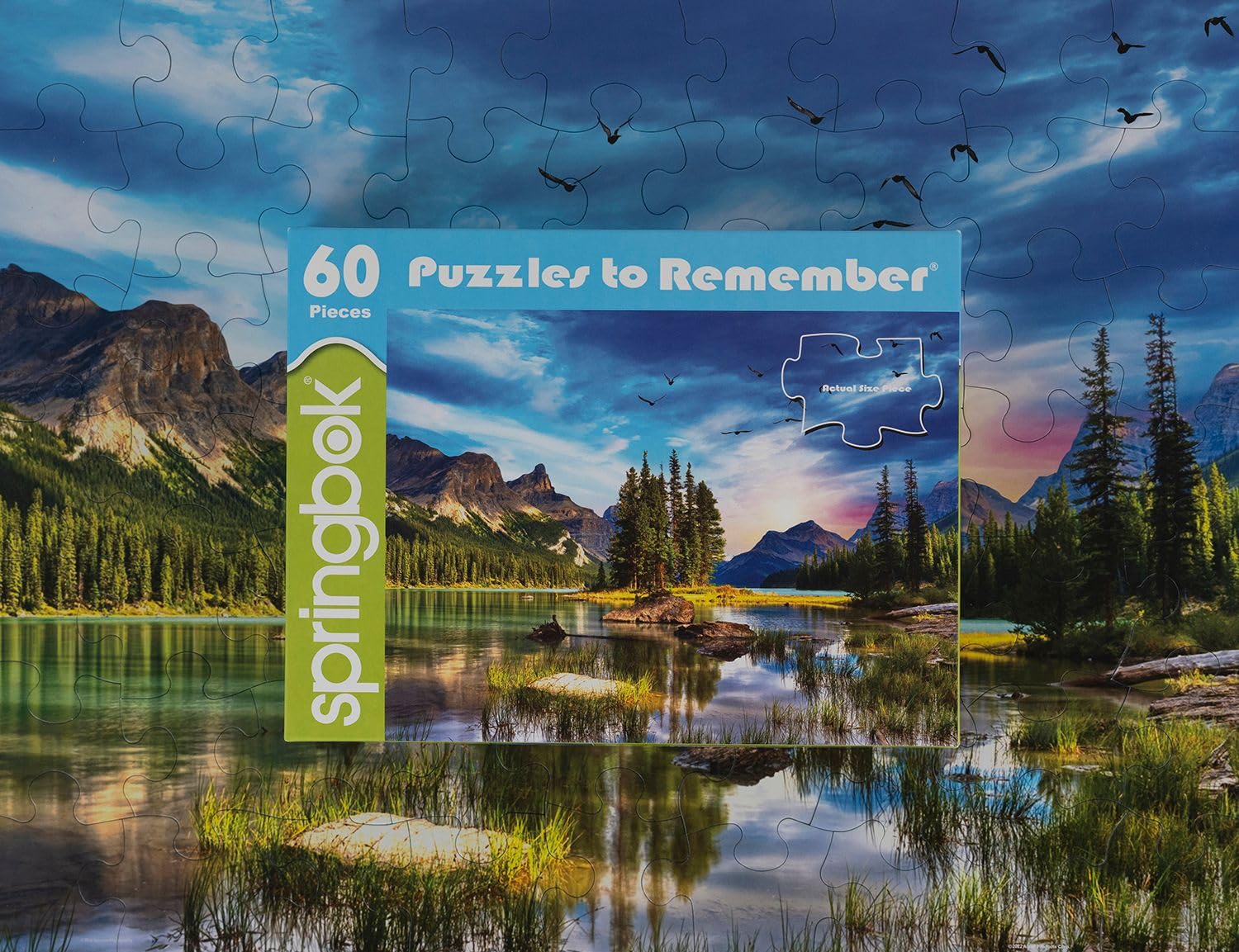 Springbok's Spirit Island 60 Piece Therapy Puzzles, Ideal for Adults with Dementia, Alzheimer’s or Brain Injury