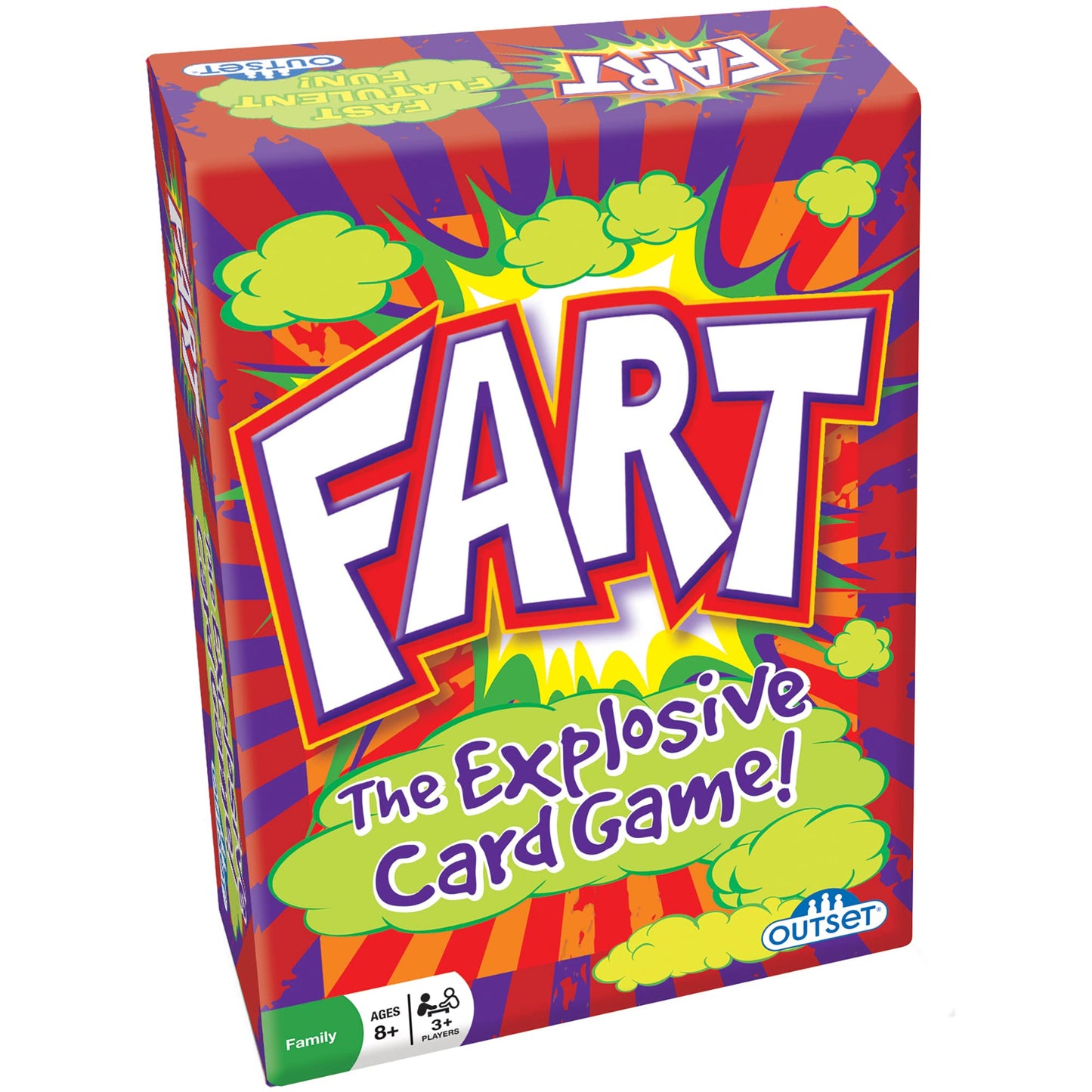 Fart - The Explosive Card Game - Easy to Learn Fast Flatulent Fun, Kids Family & Friends Party Game, Funny Fast Acting, Toilet Humor, Outset Media