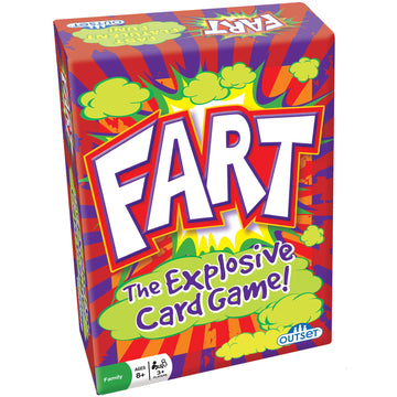 Fart - The Explosive Card Game - Easy to Learn Fast Flatulent Fun, Kids Family & Friends Party Game, Funny Fast Acting, Toilet Humor, Outset Media