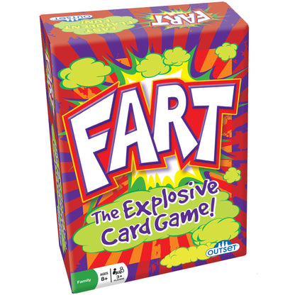 Fart - The Explosive Card Game - Easy to Learn Fast Flatulent Fun, Kids Family & Friends Party Game, Funny Fast Acting, Toilet Humor, Outset Media