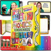 Phonics Flash Cards with Video Lessons for Ages 2-6 Years - Fantastic Alphabet Flash Cards Kindergarten - Engaging ABC Cards for Preschool