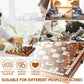 Syrace Folding Hand Crafted Wooden Chess Set Chess Board for Kids and Adults 30 x 30 CM