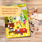 Melissa & Doug Pet Place Puffy Sticker Activity Book - 115 Reusable Stickers with 10 Background Scenes, Pet-Themed Mess Free Travel Toys for Kids Ages