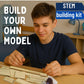 PATHFINDERS Medieval Trebuchet STEM Kit - DIY Wooden Mechanical Model | Working Counterweight Siege Engine | Engineering & Physics Project for Teens