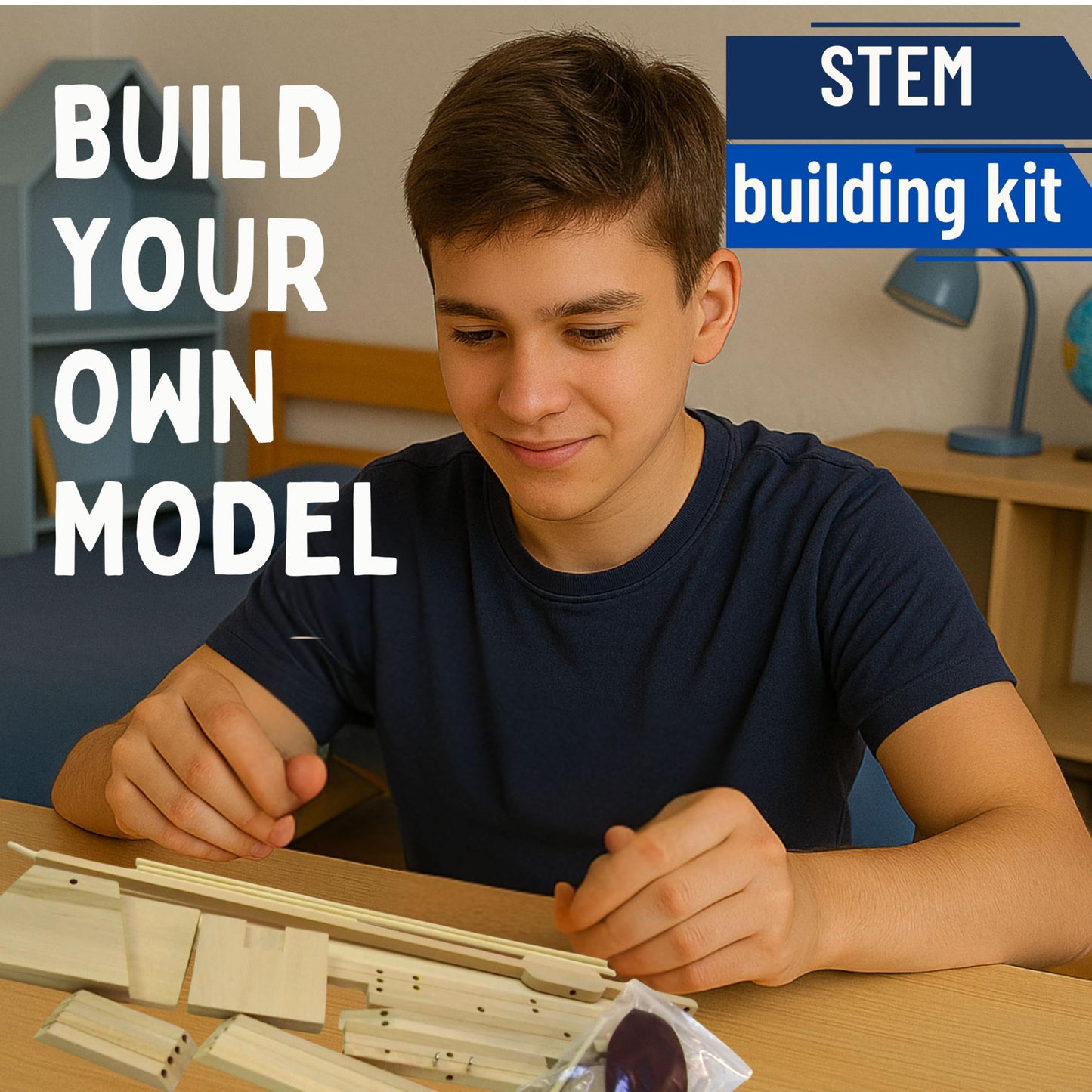 PATHFINDERS Medieval Trebuchet STEM Kit - DIY Wooden Mechanical Model | Working Counterweight Siege Engine | Engineering & Physics Project for Teens