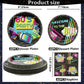 Hegbolke 80s Party Supplies - 122 Pcs Plates, Napkins, Tablecloth Set for Back to the 80s Party Decorations - Serves 40