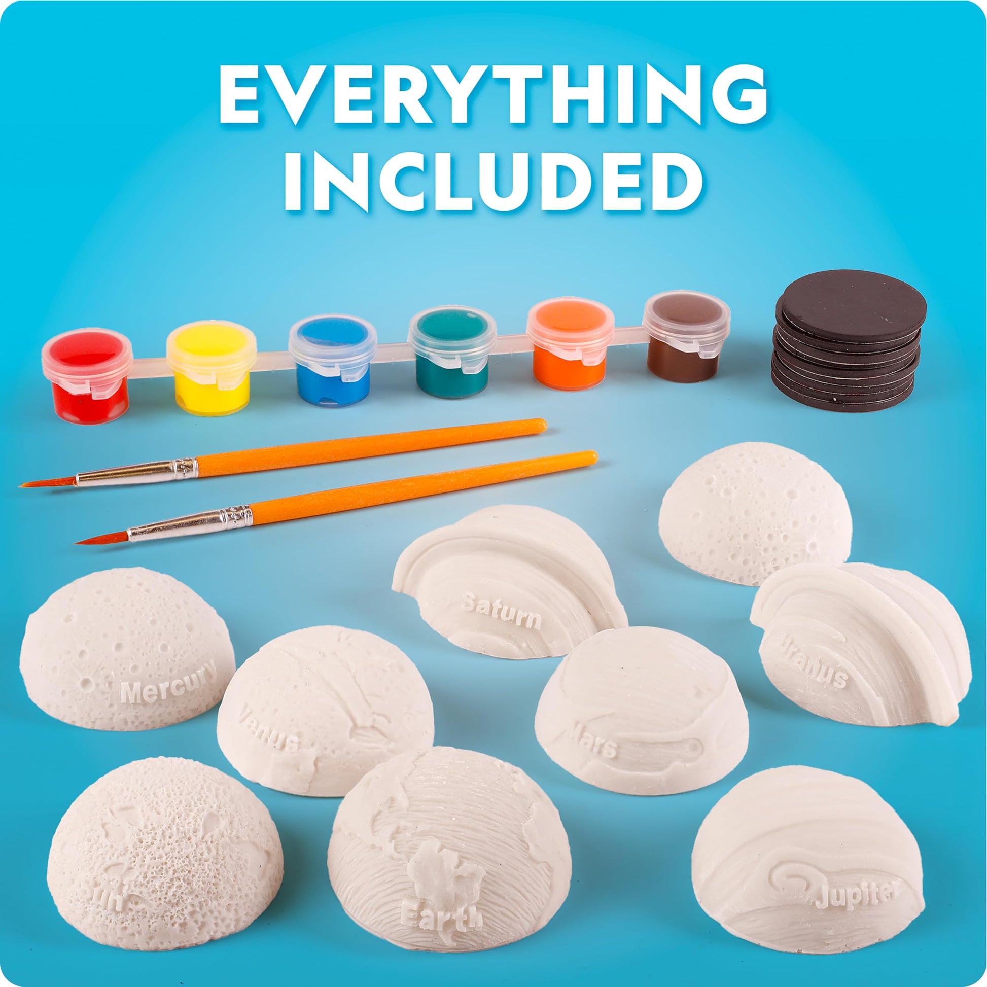 National Geographic Magnetic Solar System Art Kit for Kids with 9 Magnets