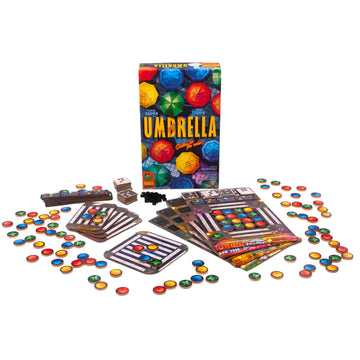 Pandasaurus Games Umbrella Board Game - A Vibrant New York City Strategy Game, Fun, Challenging Family Game for Kids & Adults, Ages 8+, 1-4 Players