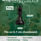 WE Games Bobby Fischer Ultimate Chess Pieces Set, Staunton Plastic Tournament Chess Set - Extra Queens, Triple Weighted