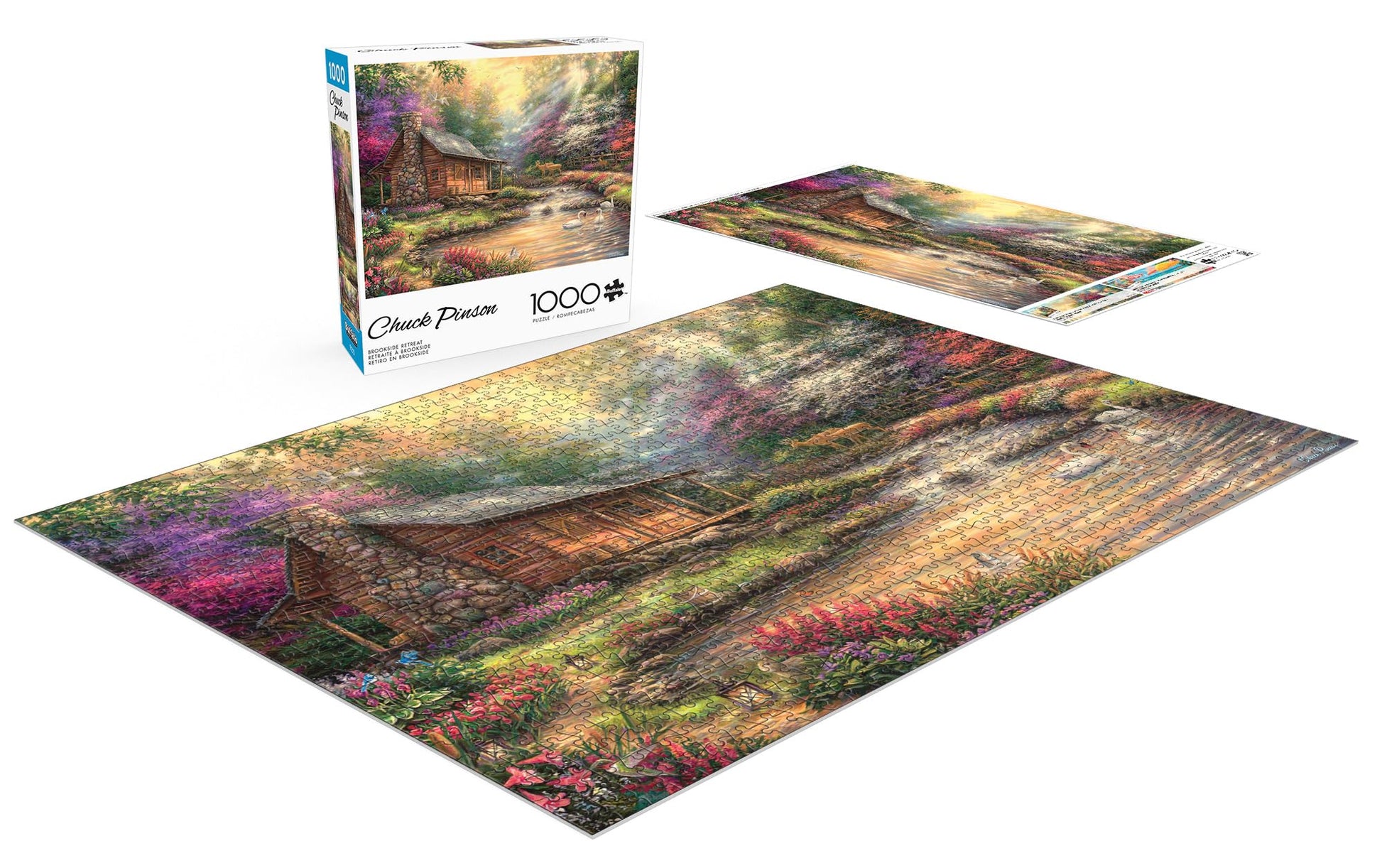 Buffalo Games - Brookside Retreat - 1000 Piece Jigsaw Puzzle for Adults