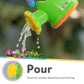 Nuby Watering Can Bath or Outdoor Toy for Toddlers and Kids - Spring and Summer Outside Play -18+ Months - Interactive and Fun Baby Bath Essentials