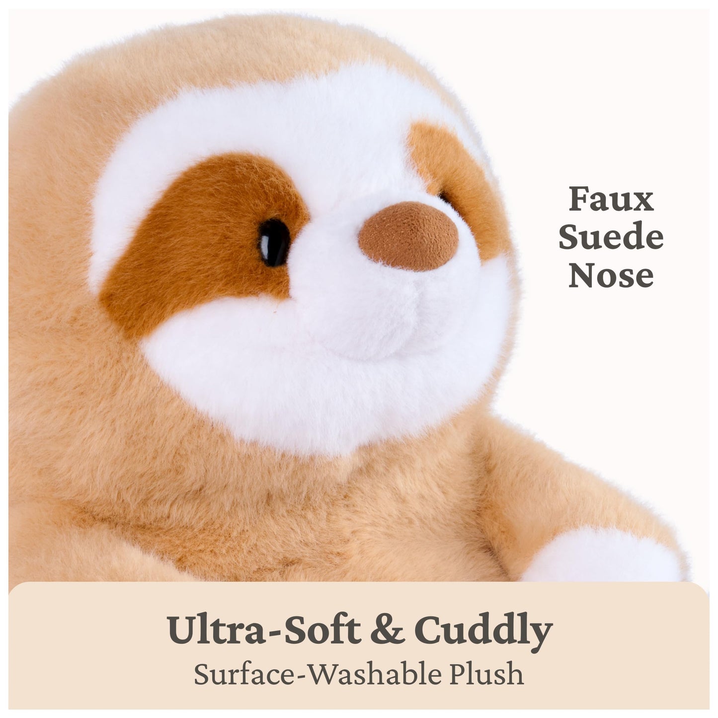 GUND Plumpkins Sloth 8-Inch Premium Weighted Bottom Stuffed Animal Plush