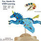 Pathfinders Stem kit - Automata Flying Unicorn Girls and Boys - Build a Moving Unicorn Model - Magical Mechanical Toy - Educational Engineering Gift