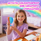 Poke Art Kit for Girls Ages 4-8 | Princess Theme DIY Craft Kit | Mess-Free Fabric Puncture Painting | Creative Activity Gift for 6-12 Year Old Girls |