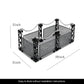 Cage Building Blocks Set, Safety Guardrail with Rope, Fence & Openable Gates, Toy Cage Compatible with lego Prison, Jurassic Dinosaur, Military Base