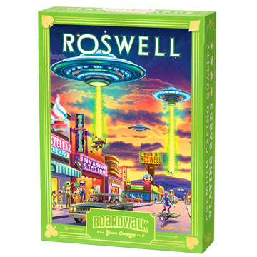 Boardwalk Puzzles Roswell, Featherlight Unique Playing Cards, Fun Themed Deck for Home and Travel
