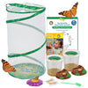 Insect Lore Butterfly Pavilion with Two Live Cups of Caterpillars - 2ft Tall Habitat, STEM Butterfly Journal, 10 Live Baby Caterpillars - Life Science