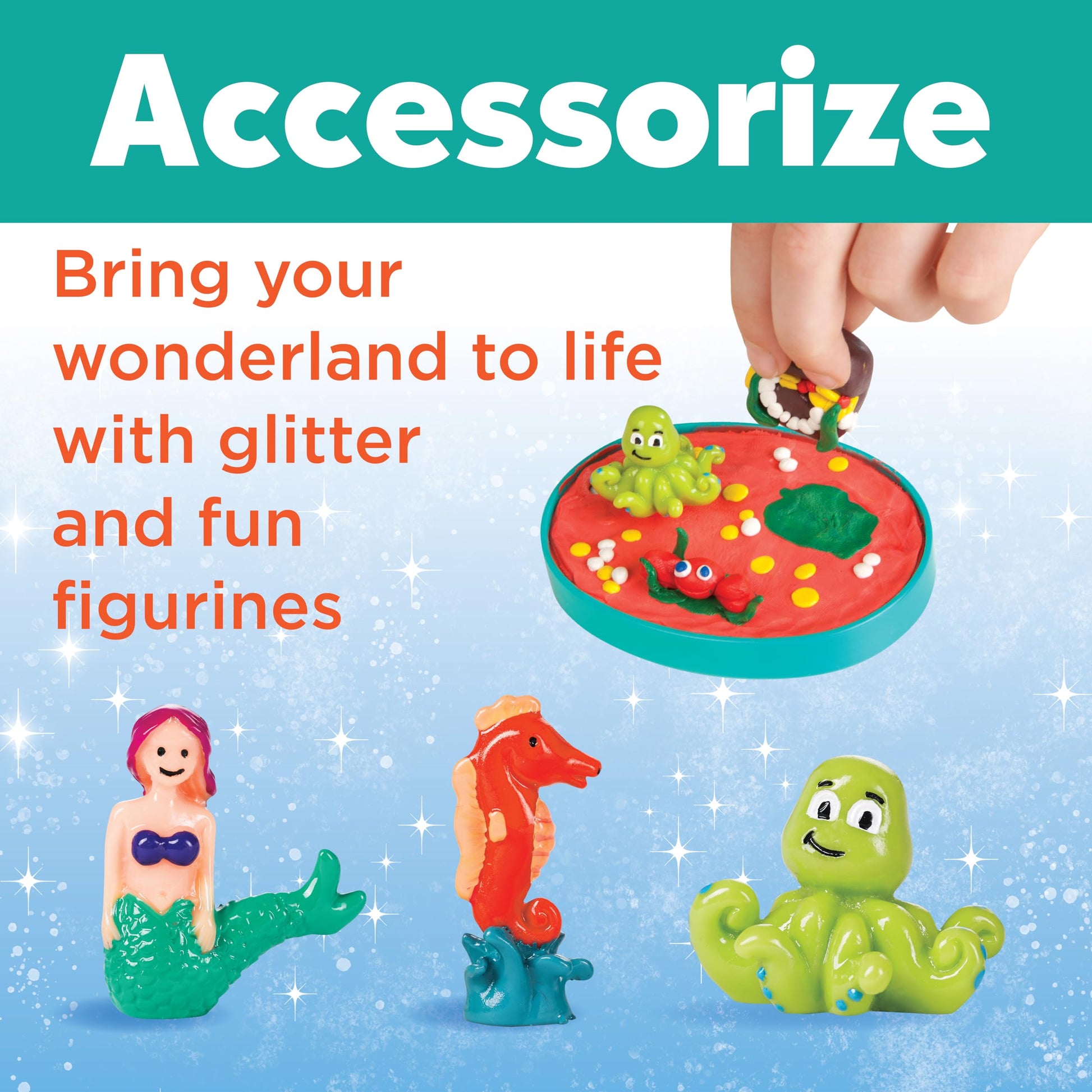Creativity for Kids Make Your Own Under the Sea Water Globes - Make 3 DIY Snow Globes, Arts and Crafts for Boys and Girls, Kids Activities