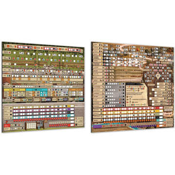 Renegade Games: Hadrian’s Wall & The Anarchy - Dry Erase Boards - 4 Double-Side Reusable Boards, Strategy Euro Game Accessory Pack, Garphill Games