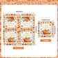 40 Pcs Happy Thanksgiving Napkins - 6.5 Inch Fall Watercolor Paper Napkins, 3-ply Disposable Pumpkin Maple Leaf Cocktail Napkin Tableware Set