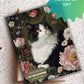 Cat in Blossoms, 1000 Piece Puzzle for Adults, Hard Challenging Jigsaw Puzzle with Bonus Poster Included. Vintage Cat and Flowers Puzzle. TumbaUmba