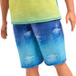 Barbie Fashionistas Ken Doll #236 with Black Hair, Wearing Blue and Green Ombre Tank with Jean Shorts and Silver Sneakers