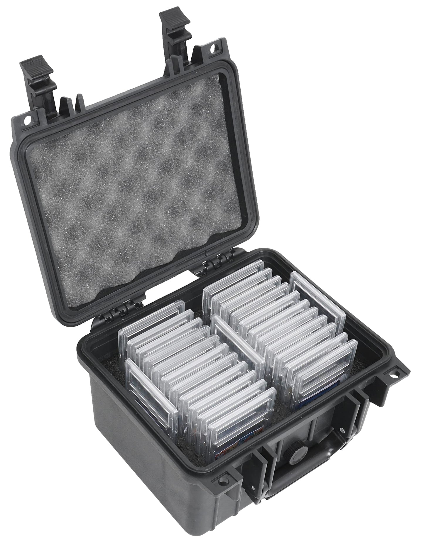Case Club 25-41 Graded Card Slab Carrying Case - Slotted Storage Fits PSA/BGS/FGS Graded Slabs - Sports/Trading Collector Box for Graded Cards