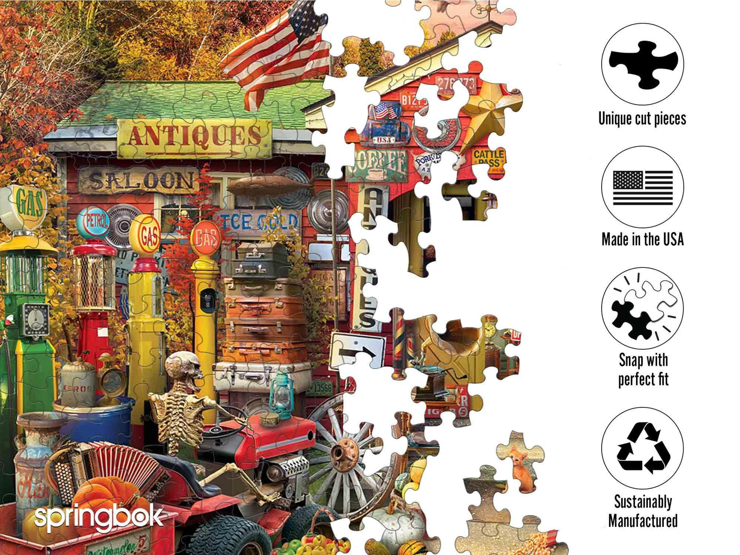 Springbok Rural Antique Shop 1000 Piece Jigsaw Puzzle for Adults