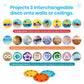 hand2mind Calming Moments Projector, Toddler Night Light, Projector for Kids Room, Kids Yoga Supplies, Social Emotional Learning Activities