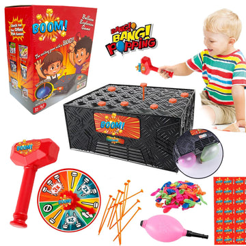 Bang Popping Balloon Game New Explosion Balloon Popping Game for Adults Kids Board Family Game Night Favorite Popular Social Media Games Everyone Can