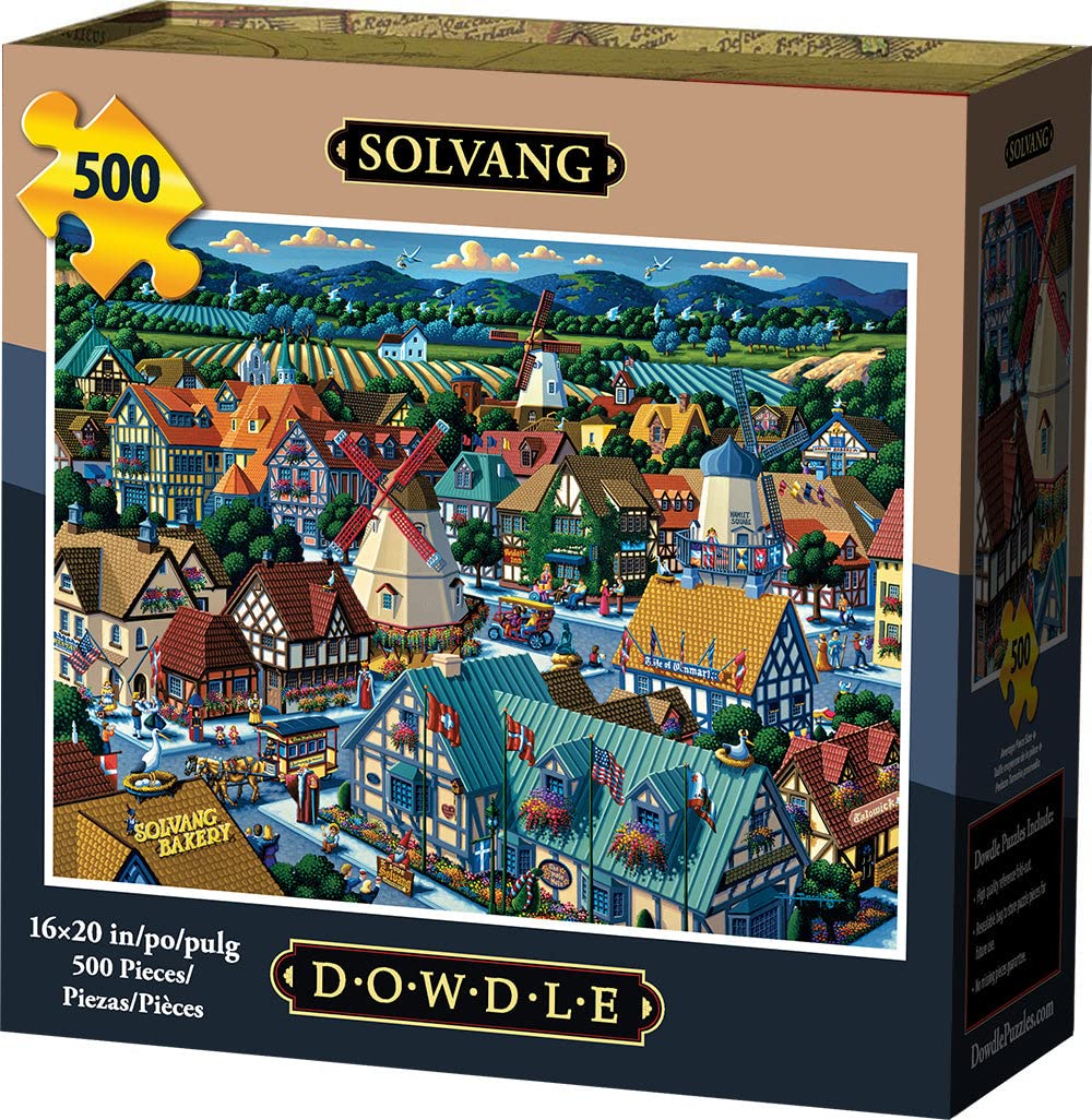 Dowdle Jigsaw Puzzle - Solvang - 500 Piece
