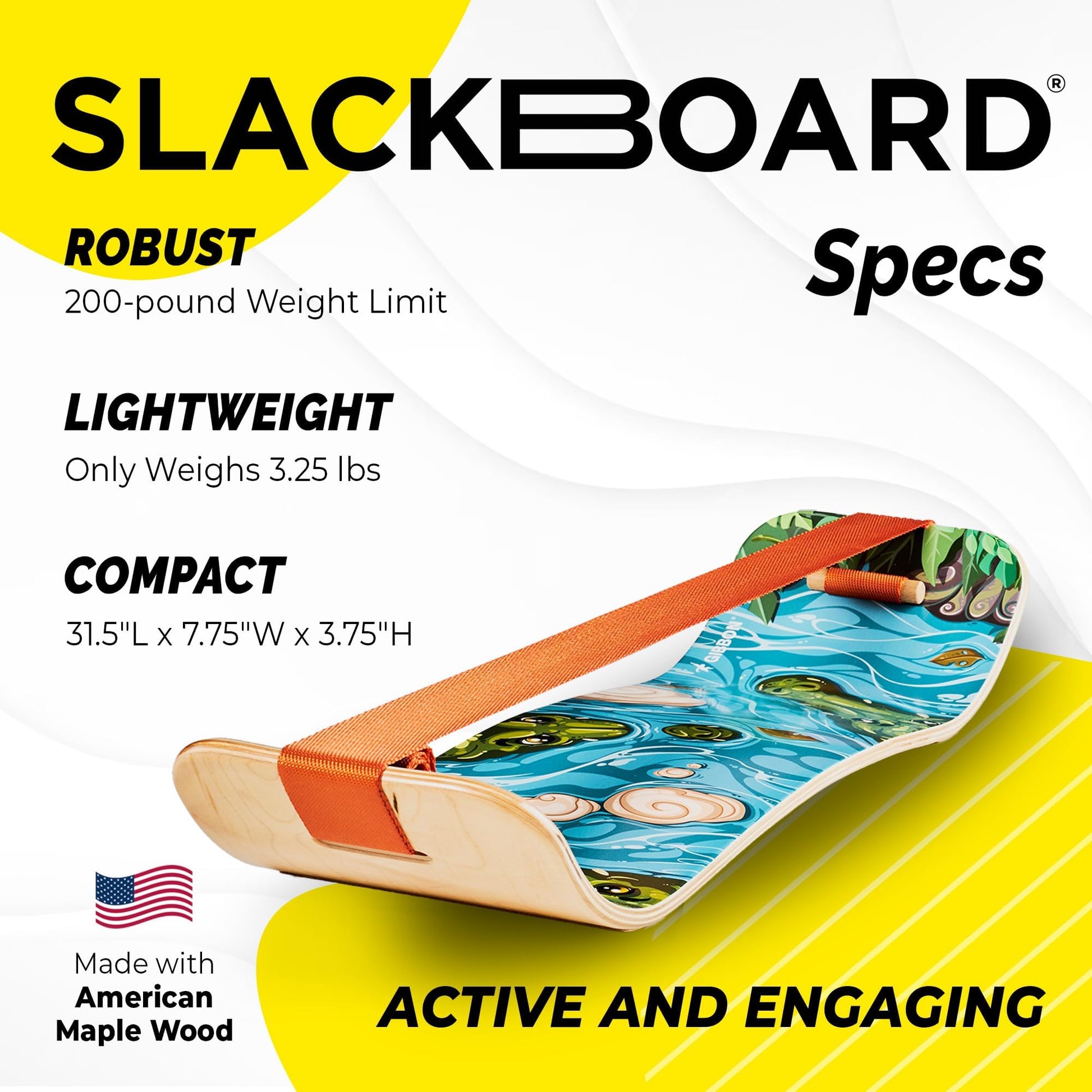 GIBBON Balance Board for Kids with Storybook & Sensory Toy - Emotional Regulation Tools for Kids - Social Emotional Learning Activities - Calming