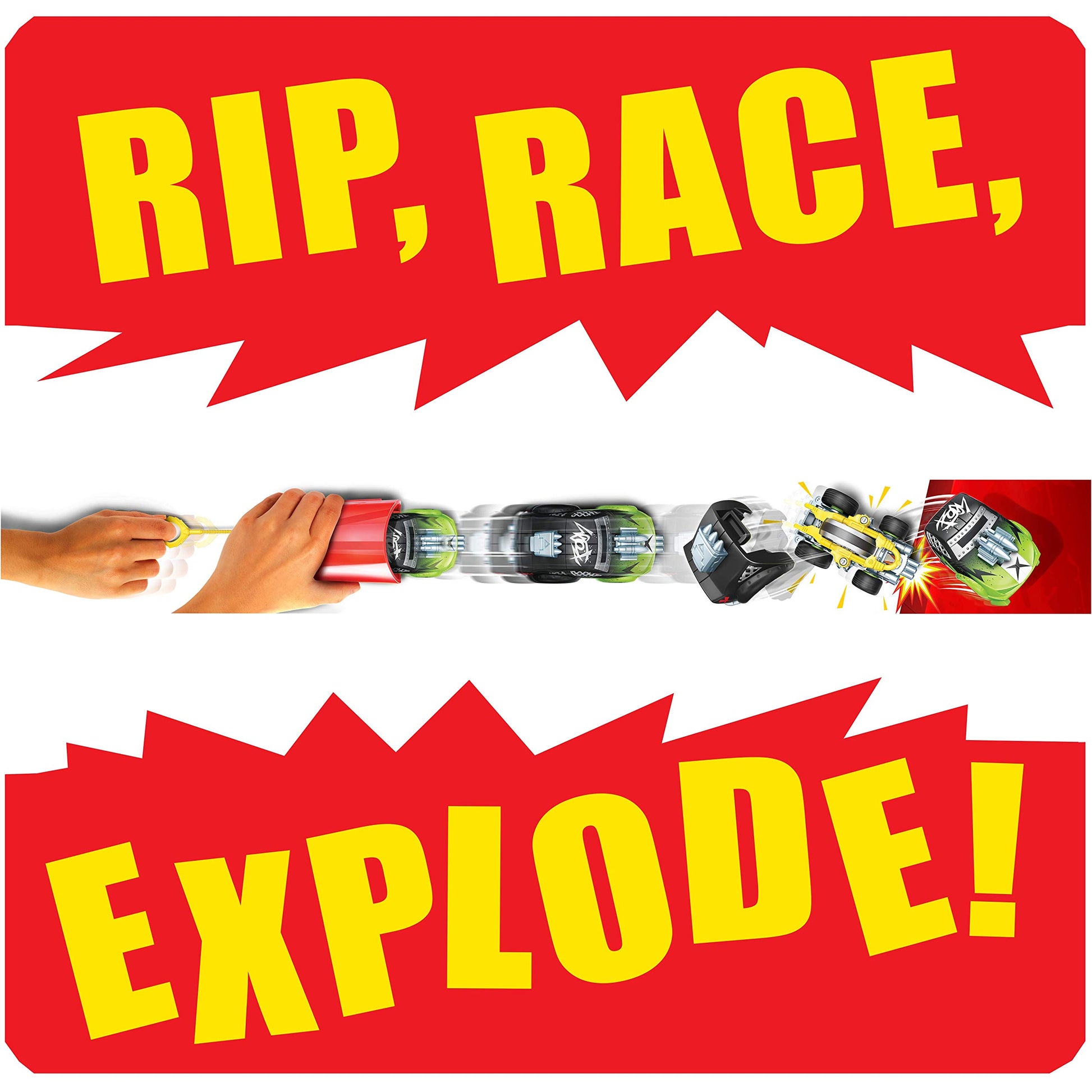 Boom City Racers 2 Pack - ASST 4, Muticolor (40059)