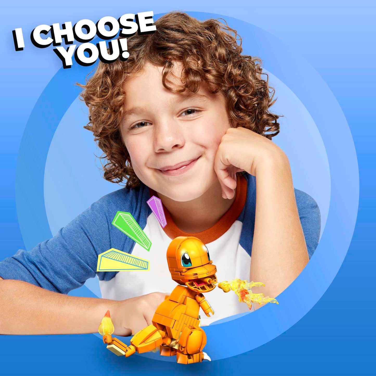 MEGA Pokémon Building Toys Set, Build & Show Charmander with 180 Pieces, 4 Inches Tall, for Kids
