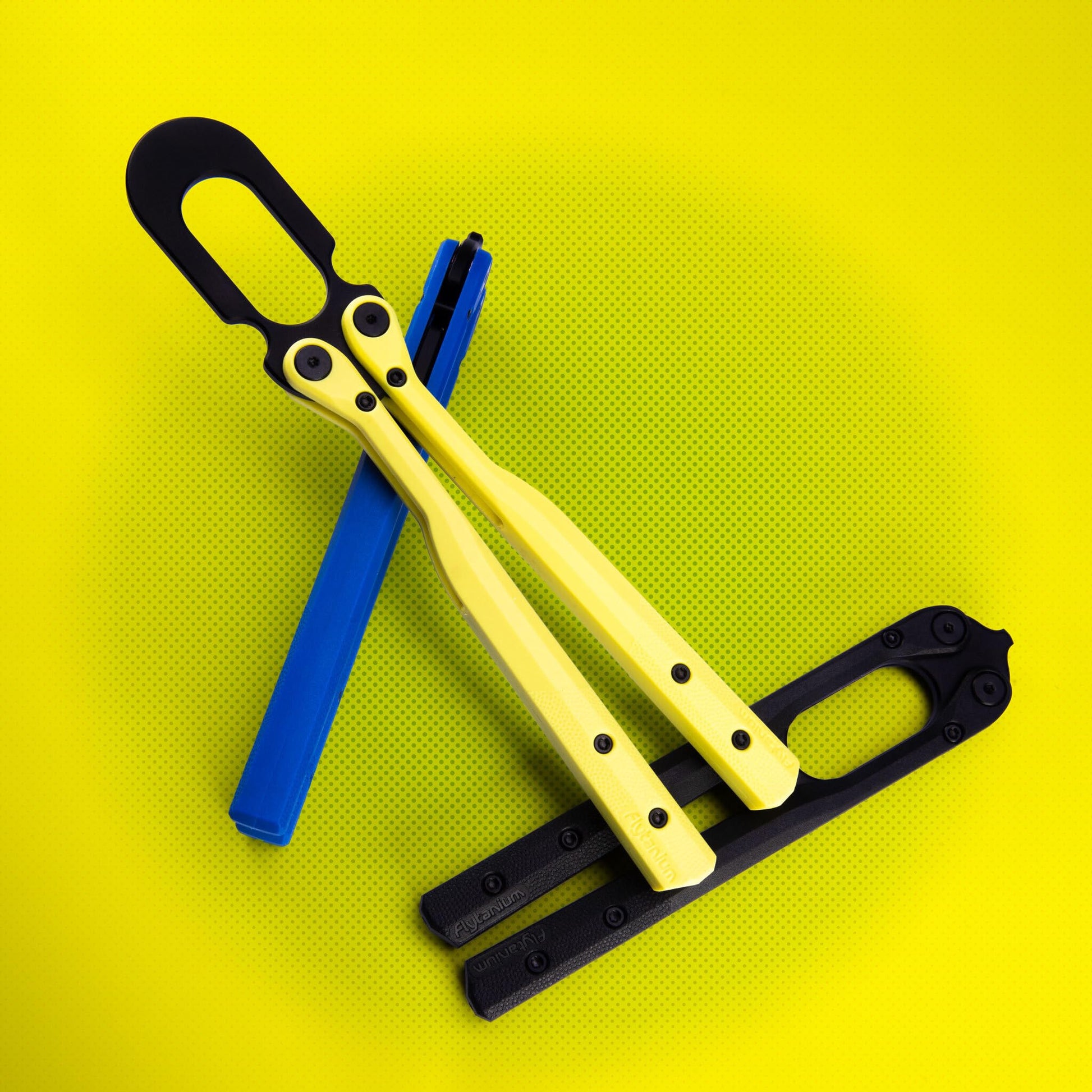 Flytanium U.F.O. Flipping Object, Practice Fidget Tool for Adults - FLY-1260SY (Starship Yellow)