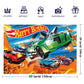 Hot Race Car Themed Party Decorations, Car Wheel Birthday Party Supplies Include Plastic Table Covers(42.5x70.8inch) and Photography